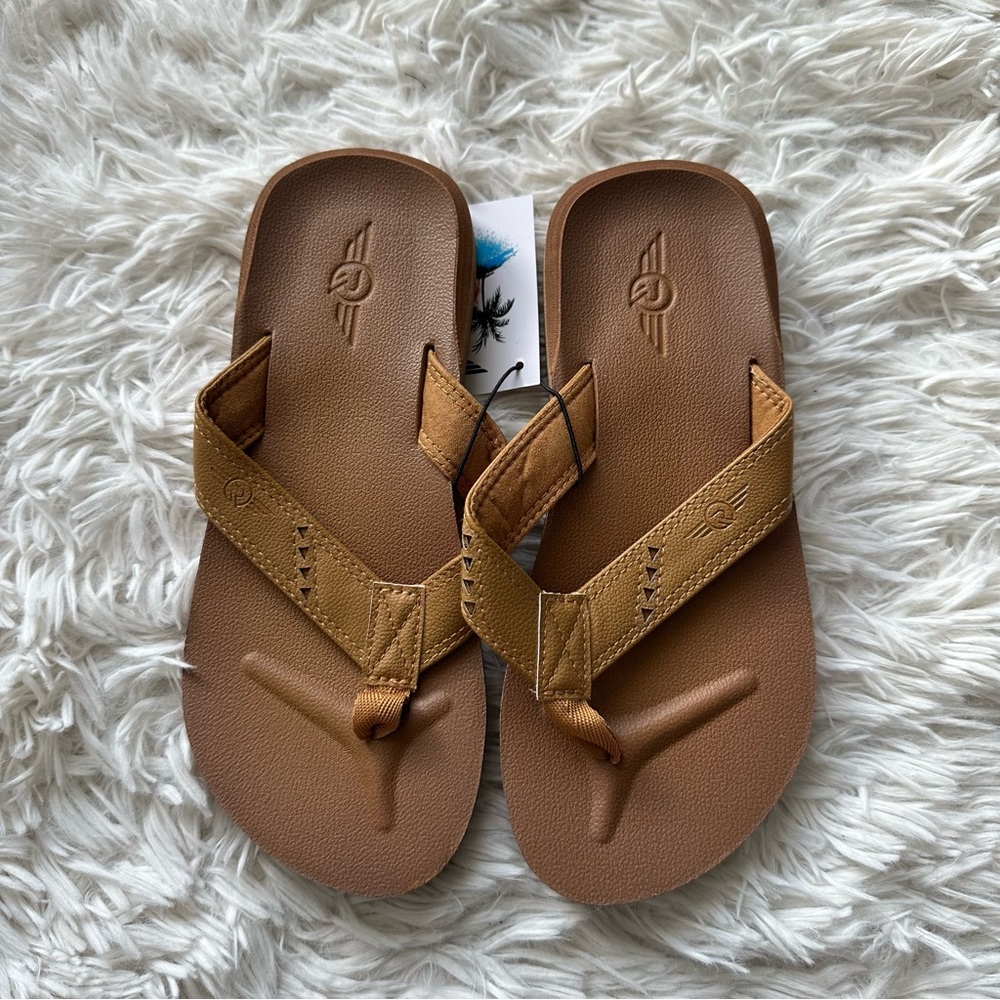 Womens Redvolution Flip Flops New With Tags Brown Size 5